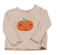 Svetloružové tričko s rajčetem Hema