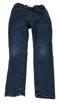 Tmavomodré skinny rifle F&F