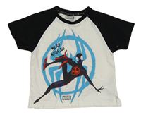 Bílo-černé tričko se Spidermanem Primark