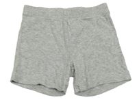 Sivé melírované elastické kraťasy H&M