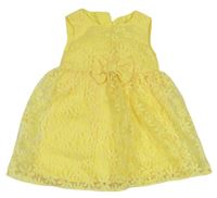 Žlté šaty s kvietkami F&F