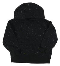 Čierna flekatá mikina s kapucňou Primark