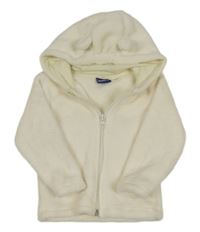 Smotanová plyšová prepínaci mikina s kapucňou Lupilu