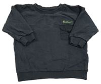 Tmavosivá mikina s vreckom zn. Next