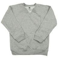 Sivá melírovaná mikina