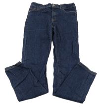 Tmavomodré skinny fit rifle ZARA