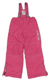 Růžové šusťákové funkční laclové oteplovačky Dopodopo