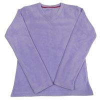 Fialová fleecová mikina