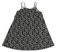 Čierne kvetované šaty Primark