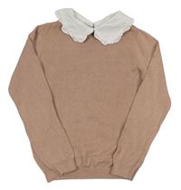 Staroružový sveter s golierikom Primark