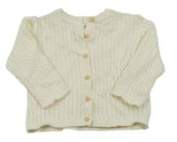 Smotanový vzorovaný prepínaci sveter H&M