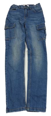 Modré cargo skinny rifle John Baner