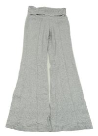 Svetlosivé melírované flare legíny H&M