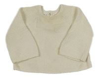 Smotanový sveter Zara