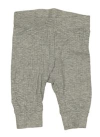 Svetlosivé rebrované ľahké tepláky H&M