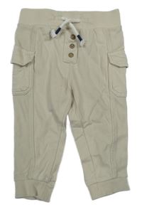 Béžové cargo tepláky C&A