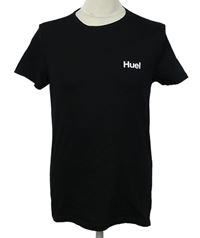 Pánské černé tričko s nápisem Huel 