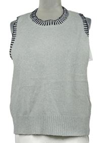 Nové - Dámská šedá svetrová vesta Roman 