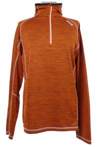 Pánská oranžová melírovaná outdoorová mikina Regatta 