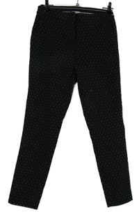 Dámské černé vzorované kalhoty Infinity 