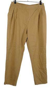 Dámské béžové volné kalhoty Adl 