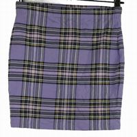 Dámska lila kockovaná minisukňa FB Sister