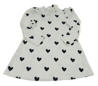 Biele šaty so srdiečkami Shein