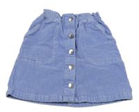 Modrá menšestrová prepínaci sukňa George