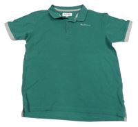 Zelené polo tričko s logem Ben Sherman