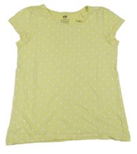 Žlté tričko s bodkami H&M