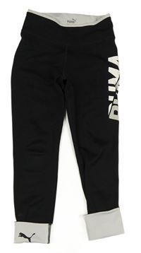 Černé sportovní legíny Puma