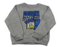 Sivá mikina s kačerem Donaldem Disney