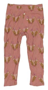 Růžové legíny se soby Next