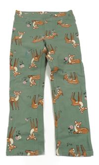 Khaki tregíny se srnami 