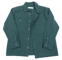 Tmavozelená košeľa Zara