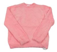 Korálový chlpatý sveter F&F