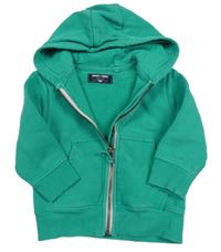 Zelená propínací mikina s kapucí Next