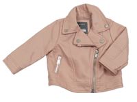 Starorůžový koženkový křivák Primark