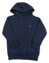 Tmavomodrá mikina s kapucí U.S. POLO ASSN
