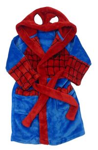 Modro-červený chlpatý župan so Spider-manem Mothercare