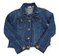 Tmavomodrá rifľová bunda Alive