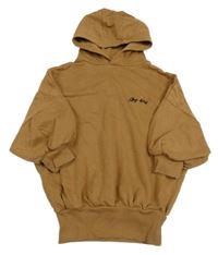 Béžová oversize mikina s kapucí Next