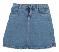 Modrá rifľová sukňa Tchibo