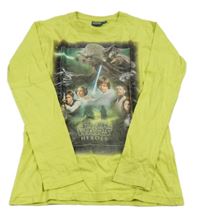 Limetkové tričko so Star Wars