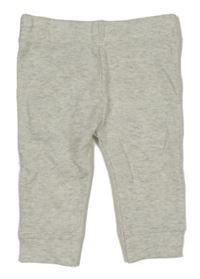 Šedé melírované tepláky