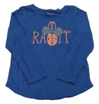 Tmavomodré triko se zajíčkem Esprit