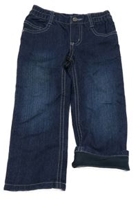 Tmavomodré podšité rifle Lupilu