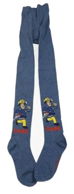 Tmavomodré punčocháče s hasičem Samem