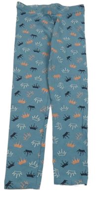 Světlemodré legíny s korunkami Lupilu 