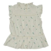 Biela blúzka s kvietkami Leigh Tucker